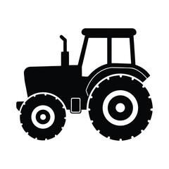 tractor silhouette art
