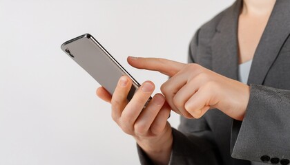 Holding and using the latest smartphone