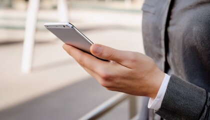 Holding and using the latest smartphone