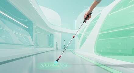 Futuristic AI Metal Detector 