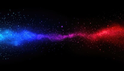 Obraz premium Black background with a blurred gradient color transition from dark blue to red and purple,