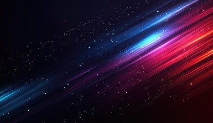 Black background with a blurred gradient color transition from dark blue to red and purple,