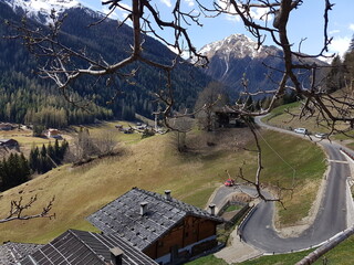 Hiking trail in northern Italy
