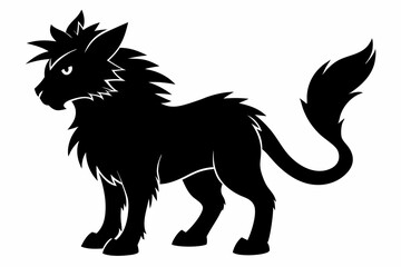 Coloring book silhouette black vector