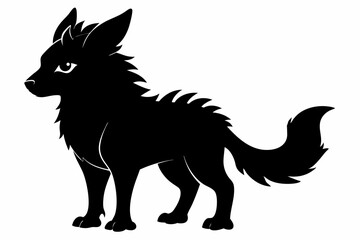 Coloring book silhouette black vector