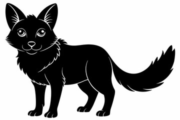 Coloring book silhouette black vector