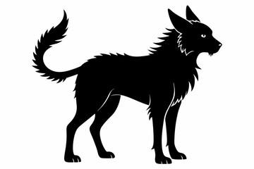 Coloring book silhouette black vector