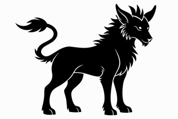 Coloring book silhouette black vector