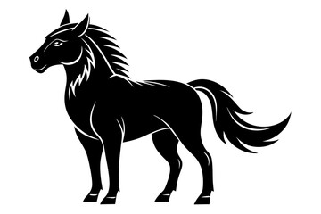 Coloring book silhouette black vector