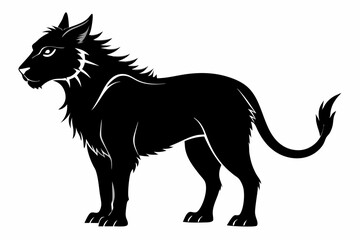 Coloring book silhouette black vector