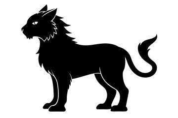 Coloring book silhouette black vector