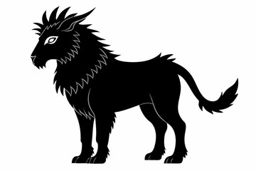 Coloring book silhouette black vector