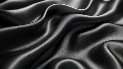 Obraz premium Realistic folded fabric wave texture high resolution background