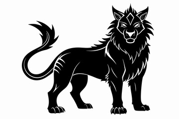 Coloring book silhouette black vector