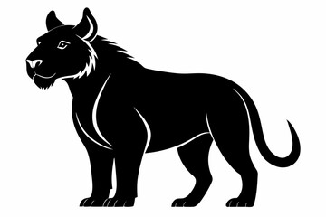 Coloring book silhouette black vector
