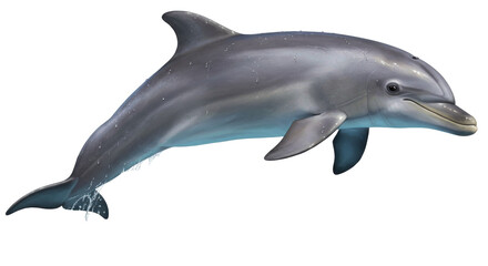 Isolated Dolphin © Sophia