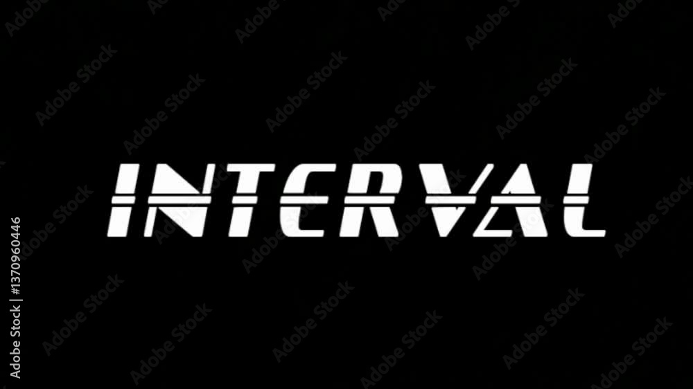 Poster animated text saying 