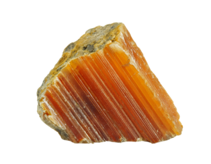 Striated Orange Mineral