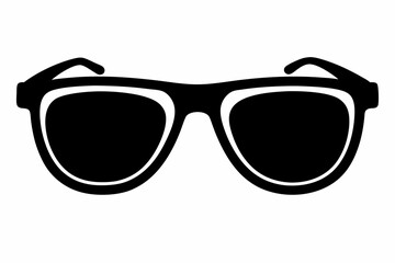 Fototapeta premium sunglass sihouette black vector