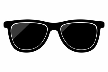 Fototapeta premium sunglass sihouette black vector