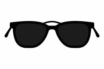 Fototapeta premium sunglass sihouette black vector