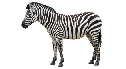 Isolated Zebra