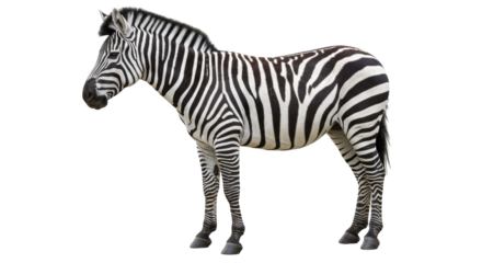 Isolated Zebra