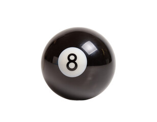 Black 8 Ball Closeup