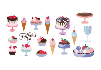 Delicious Cakes and Ice Cream Desserts for Father's Day Celebration