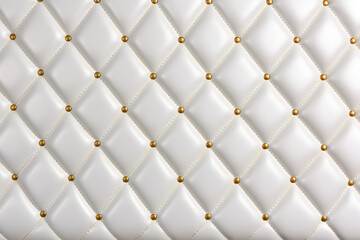 illustration of white leather upholstery
