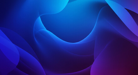 Abstract Blue and Purple Wave Background Dynamic Fluid Design for Digital Art Websites and