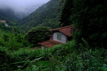 house in the mountains