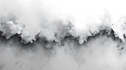 Abstract and artistic representation of atmospheric clouds, showcasing a gradient of grey tones.