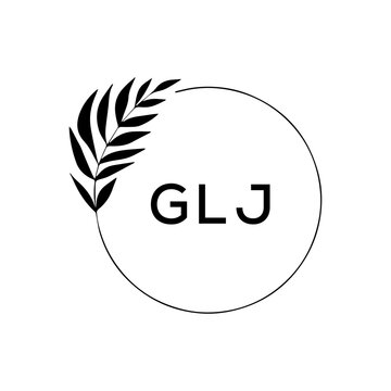 GLJ creative minimalist letter logo.	