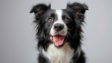 Fototapeta premium Joyful Border Collie Portrait