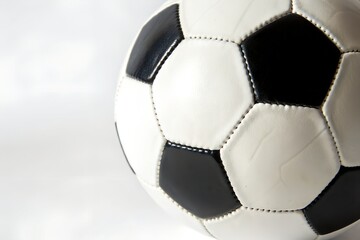 Fototapeta premium soccer ball on white background