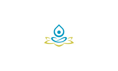 yoga logo design, for health company