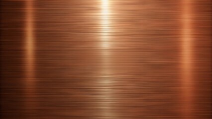 Warm copper brushed metal texture with a rich, radiant glow reflecting light in elegant parallel lines.