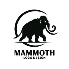 Obraz premium Mammoth Vector Logo Design