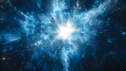 Cosmic Explosion: A Celestial Burst of Light and Energy