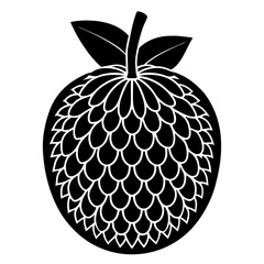 vector illustration of an apple