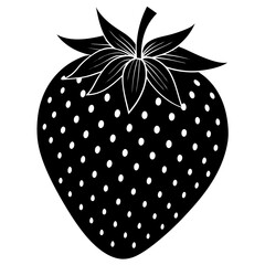 vector illustration of a strawberry