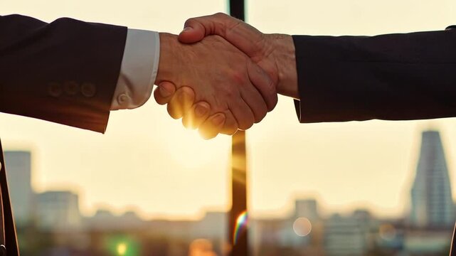 Handschlag als Symbol f&uuml;r Partnerschaft