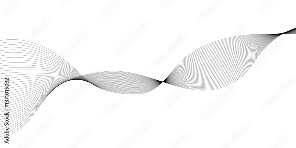 Poster abstract grey, white wavy smooth element swoosh speed wave modern stream curve and technology lines 