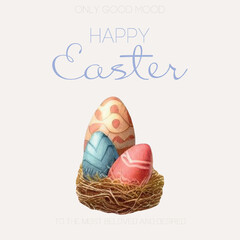 First spring flowers: crocuses and snowdrops in a charming bouquet