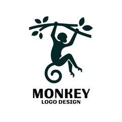 Monkey Vector Logo Design