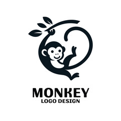 Monkey Vector Logo Design