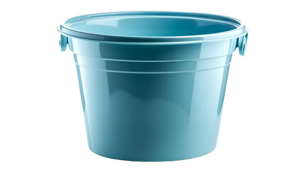 Light Blue Plastic Container with Lid