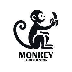 Monkey Vector Logo Design