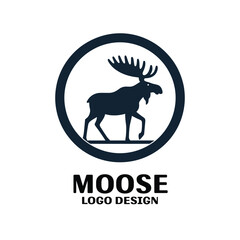 Moose Vector Logo Design
